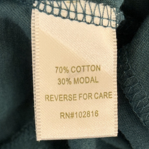 Garnet Hill Teal Full Maxi Skirt Womens SIZE SMALL Stretchy Flowy Cottage Long - Picture 4 of 7